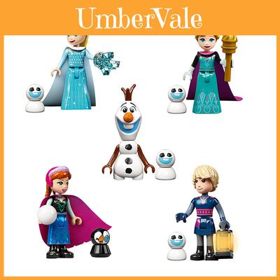Lego Disney Princess Frozen Minifigure Anna Elsa Olaf Perfect Gift For Children's Birthday Or Christmas