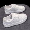 Leather Little White Shoes Women's Shoes Flat Baseplate Shoes Spring 2025 New Soft-soled Single Shoes Casual Shoes Women's Sports Shoes