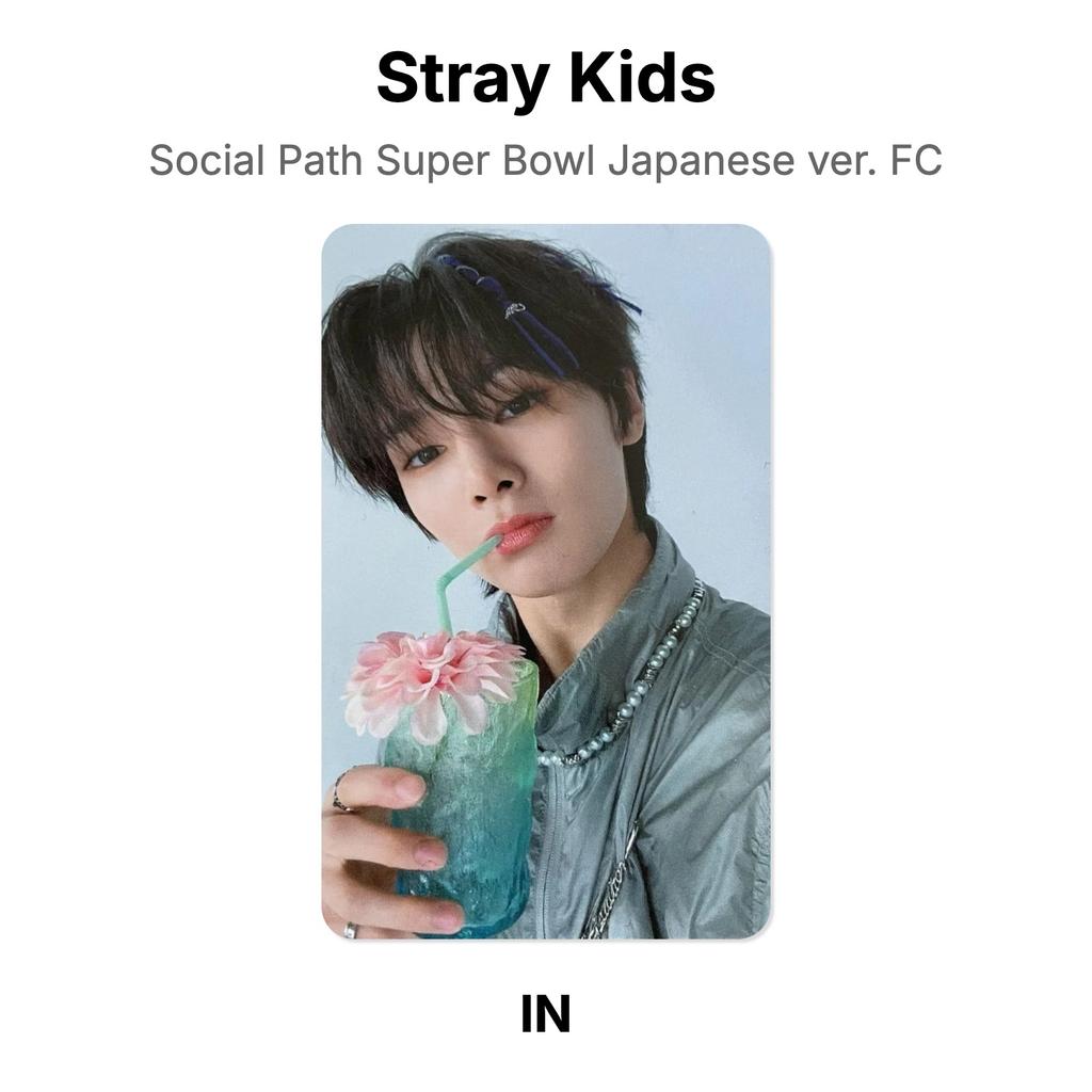 Stray Kids Social Path Super Bowl Japanese ver. FC Official Photocard