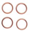 Exhaust System Muffler Gasket Kit Brass 30mm Iron High Temperature Resistant Pipe Gasket for Honda CG125 GY6 125