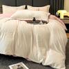 OEING Winter Thickened Milk Velvet 4-Piece Bedding Set