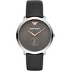 Historical Collection Grey Leather Black Male Quartz Watch AR11162
