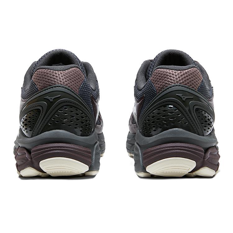Mizuno Halo Mix Retro Style Non-Slip Wear-Resistant Low-Top Running Shoes Unisex Running Shoes Dark-Gray Slate-Blue Purple D1GH240811