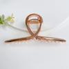 Premium Alloy Hair Claw Clip For Women In Gold Silver And Rose Gold Shades