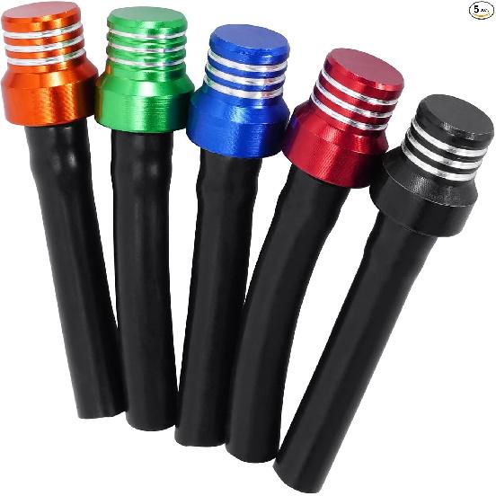 Gas Cap Vent Hose Fuel Tank Vent Valve Tube with Check Ball Universal Multicolor
