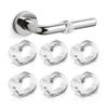 20pcs New Round Anti-Collision Door Stop, Door Handle Protector, Transparent Invisible Anti-Collision Door Stop Home Improvement