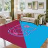 Trabzonspor FC Design Crystal Velvet Rug Soft Decorative Mat for Bedroom Entrance