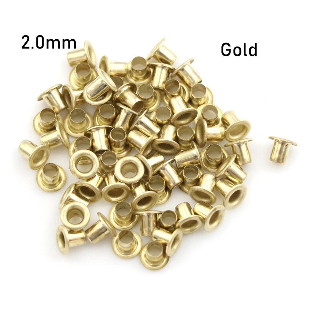 50pcs Mini Eyelet Buttons Metal Buckle Snap Buttons DIY Doll Belt Buckles Bag Shoes Clothes Sewing Accessory 1.5/2.0/2.5MM