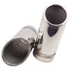 2Pcs for Mercedes Benz C180 Car Exhaust Muffler Tip Stainless Steel Pipe Chrome Modified Car Rear Tail Throat Liner Accessories