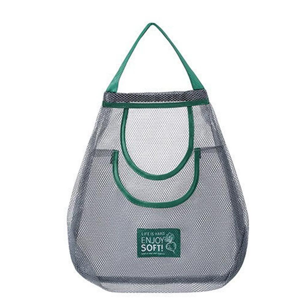 2025 Reusable Storage Bags Kitchen Hanging Mesh Bag Home Fruit And Vegetable Storage Net Bag For Ginger Garlic Potatoes Onions