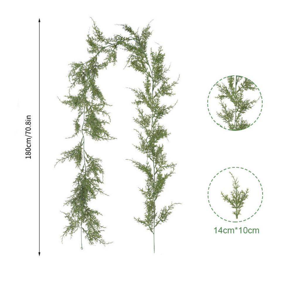 

Пластиковая искусственная сосна зеленая реалистичная сосновая лоза НОВЫЙ подвесной рождественский венок B