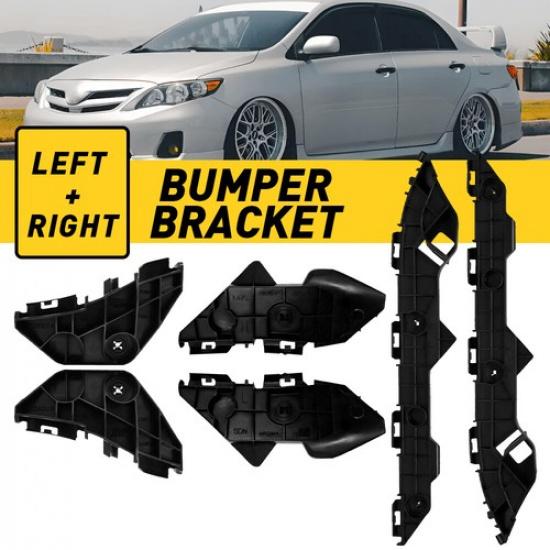Left & Right Rear Bumper Support Brackets Fit For Toyota -2013 Corolla