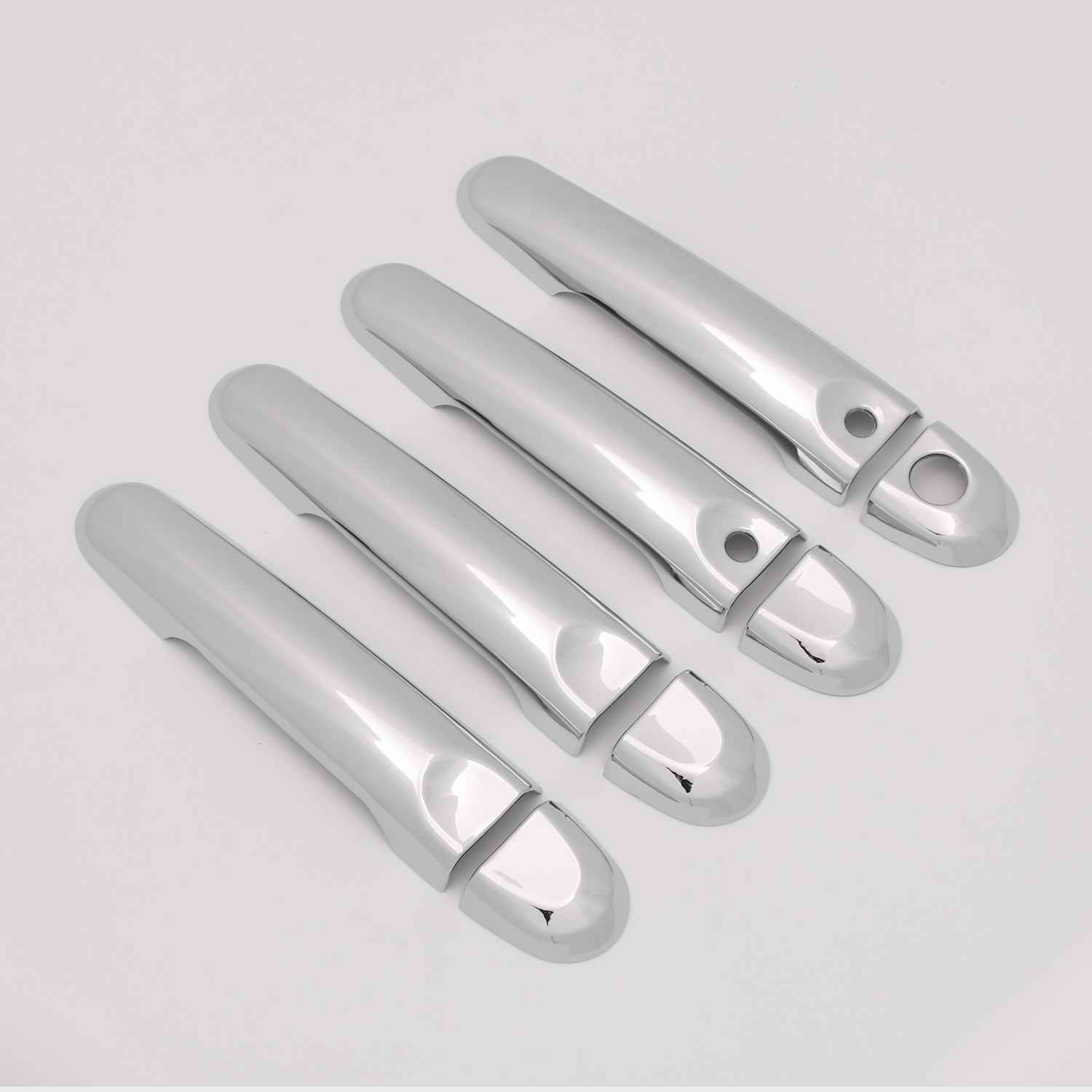 

For Nissan Cube Z12 2009 2010 2011 2012 2013 2014 2015 2016 2017 ABS Chrome Black Door Handle Cover Trim Car Styling Accessories Silver 2 buttons