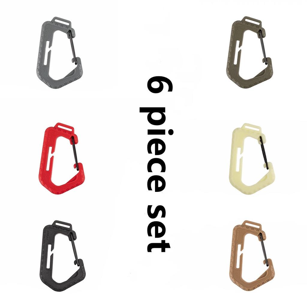 Outdoor Techwear Tactical Backpack Hook Buckle Multi Function D-ring Quick Release Tool Rope Strap Bag Accessories