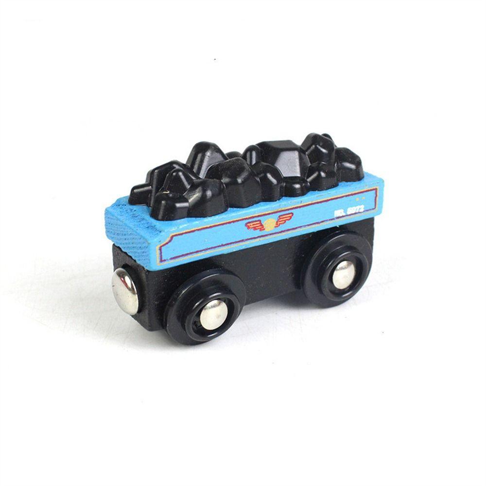 Railway Vehicles Magnetic Train Toys Wooden Track Trains Car Railway Tracks Train Kids Gifts