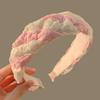 5pcs/set Lace Twist Braided Headband Versatile Temperamental Hair Hoop Hair Band Headwear Hair Accessories for Women