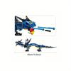 500+pcs ninja Movie Jay's Blue Mecha Dragon Of Thunder And Storm Blue Building Blocks With Figure Toys Gifts For Adult Kids Boys