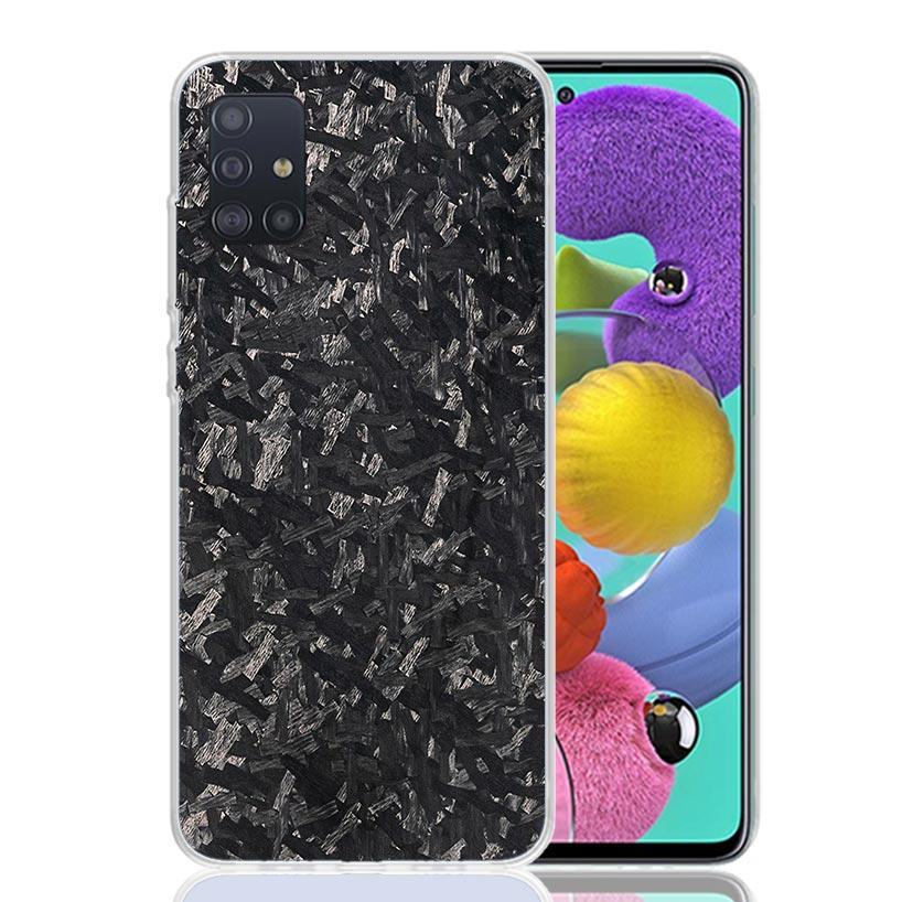 Forged Carbon Pattern Phone Case for Samsung Galaxy A52 A51 A50S A12 A22 A32 A72 A10S A30S A31 A71 Note 20 Ultra 10 Plus S10 Gal