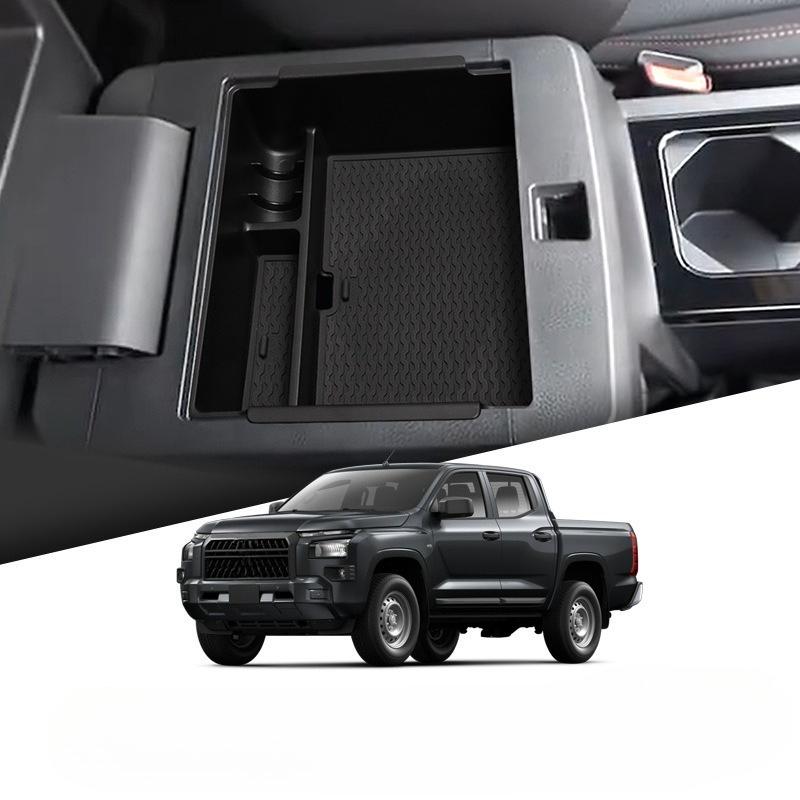För Mitsubishi L200/Triton 2025-2025 Förvaringslåda för armstöd Bil Mittarmstöd Förvaringslåda Konsol Organizer Låda Tillbehör