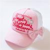 Baby Hat Kids Hat Cap Baseball Cap Sun Hat UV Cut Hat for Girls Children 525 52cm Circumference [LeafIn] (Pink, (Head 52-54cm))