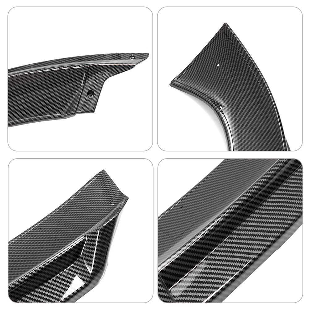 Tesla Model Y Three-Stage Front Lip: Anti-Collision Wind Deflector & Exterior Enhancement.