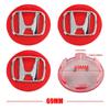 58MM/69MM Car Wheel Center Cover Hub Cap Badge Auto Accessorie For Honda CITY CIVIC Mugen TypeR Type S Vezel RR Insight Si Pilot