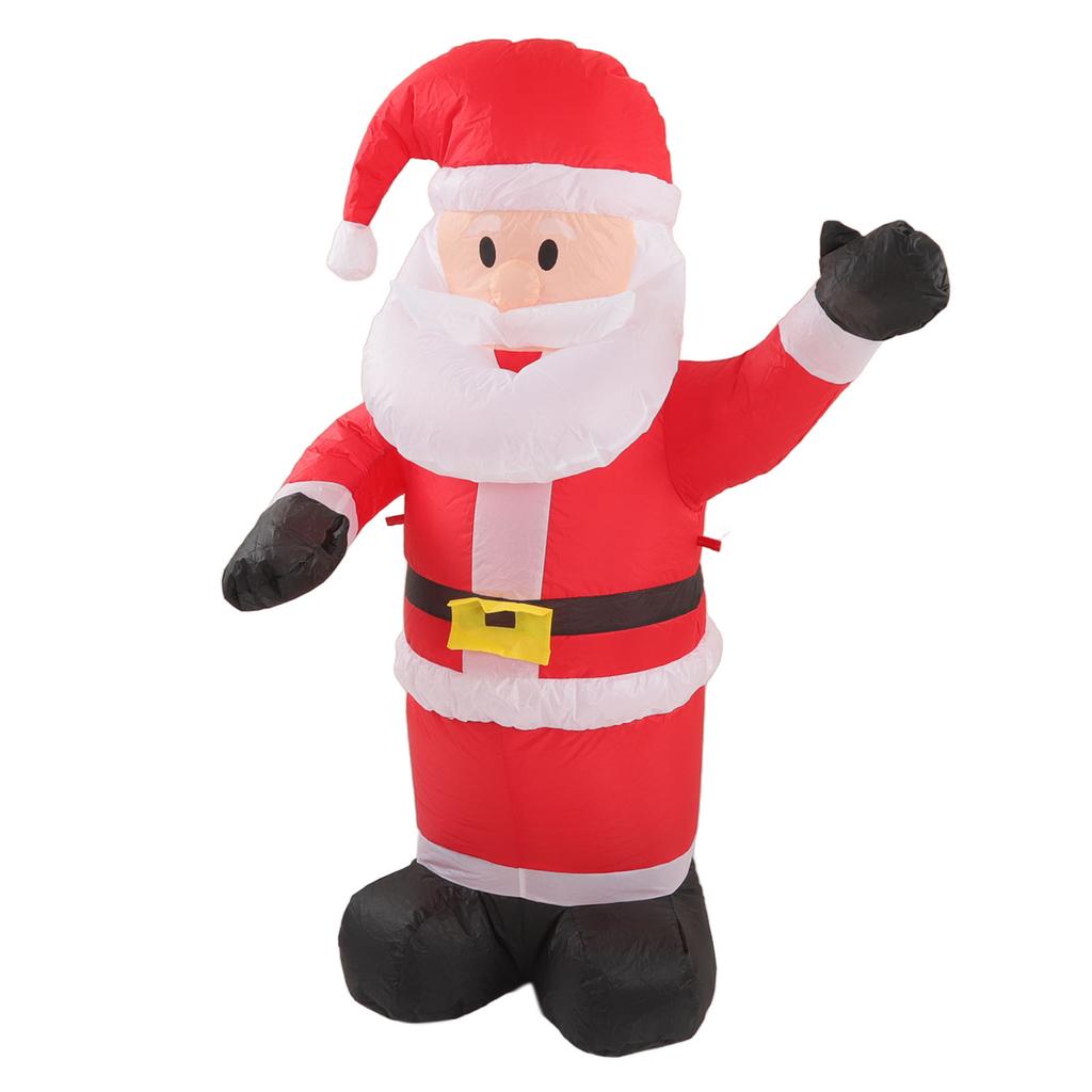 Christmas Inflatable Santa Waterproof Tear Resistance Inflatable Santa Decoration with LED Lights