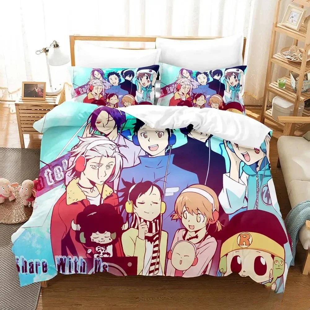 New HITMAN REBORN Bedding Set Single Twin Full Queen King Size Bed Set Adult Kid Bedroom Duvetcover Sets Anime parure de lit Bed
