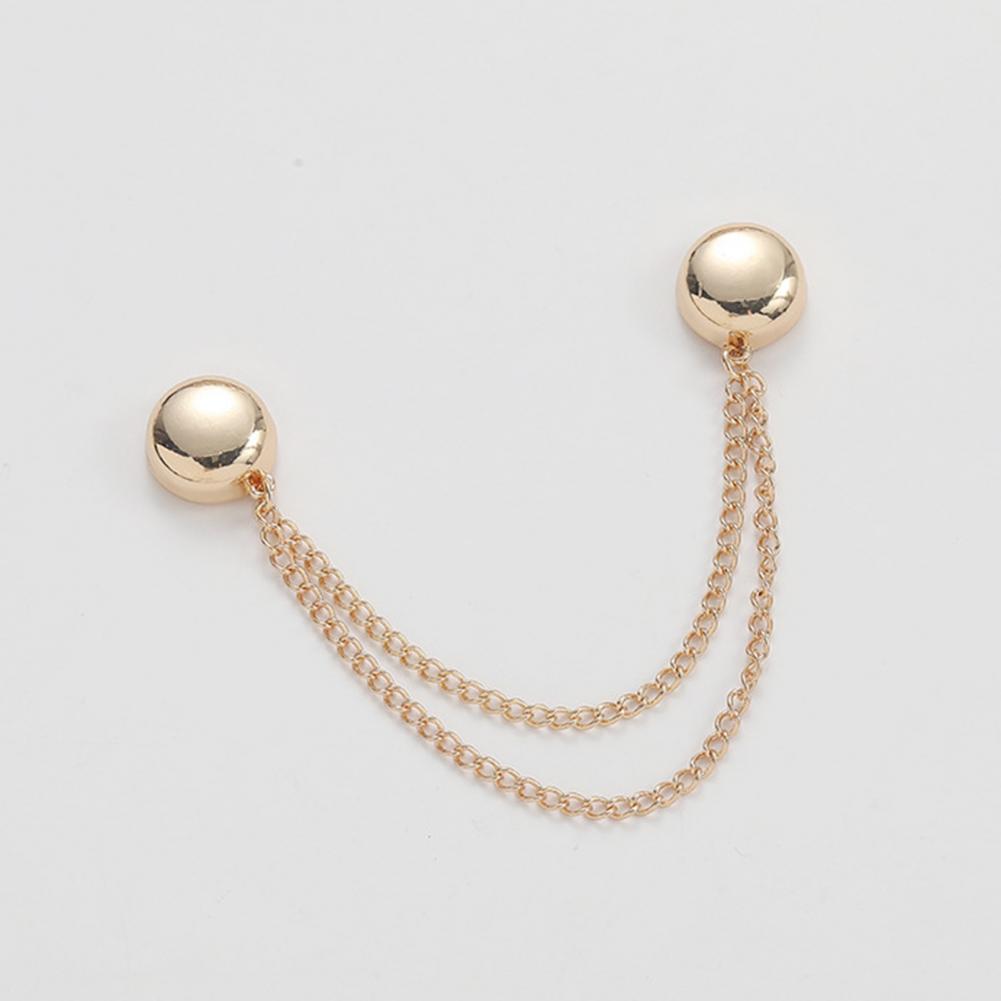 Magnetic Cardigan Fasteners Magnetic Clothing Clips Set with Chain Multi-function Garment Fasteners for Trouser Hem for Cardigan