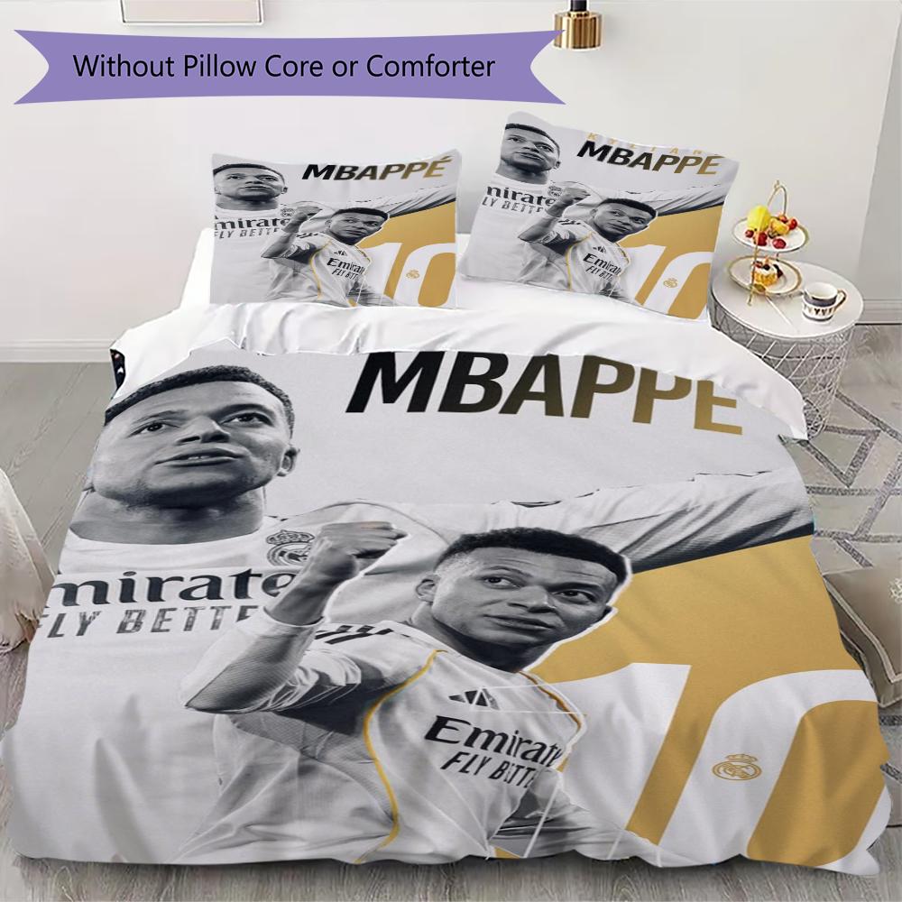 Kyliana Mbappé raksta gultasveļas komplekts (sega