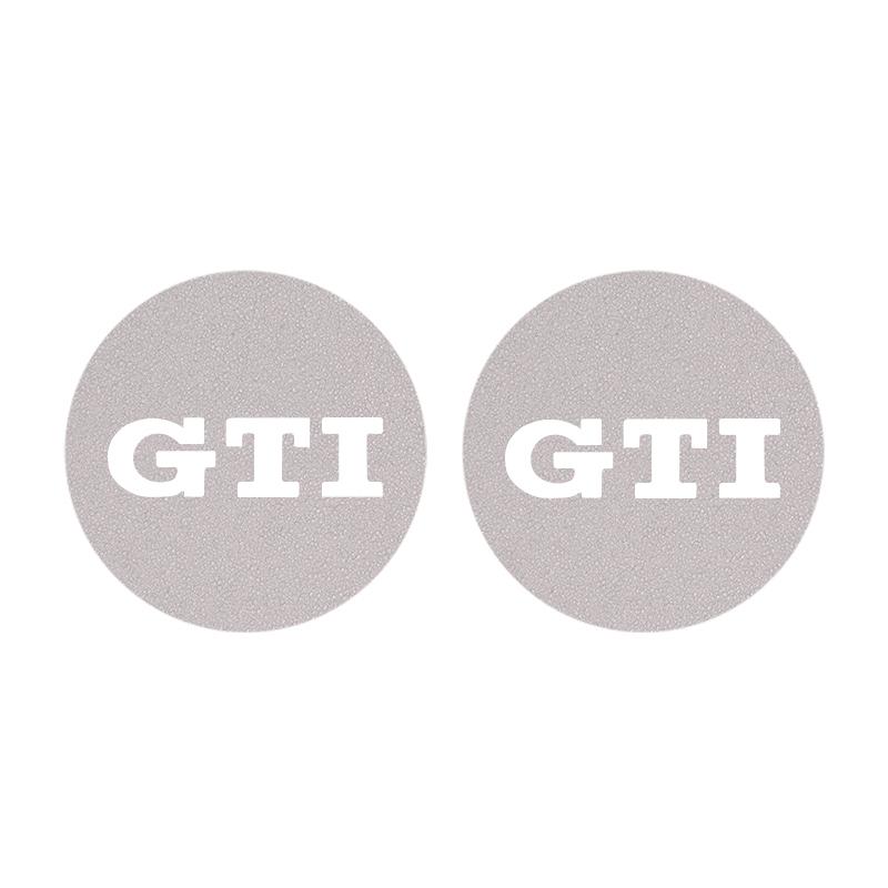 2026 Hot 2Pcs Car Coaster Water Cup Mat Non-Slip Pad For Volkswagen VW Golf Amarok Beetle GTI Magotan T-ROC T-Cross Polo Atlas ID3 Tiguan zs5