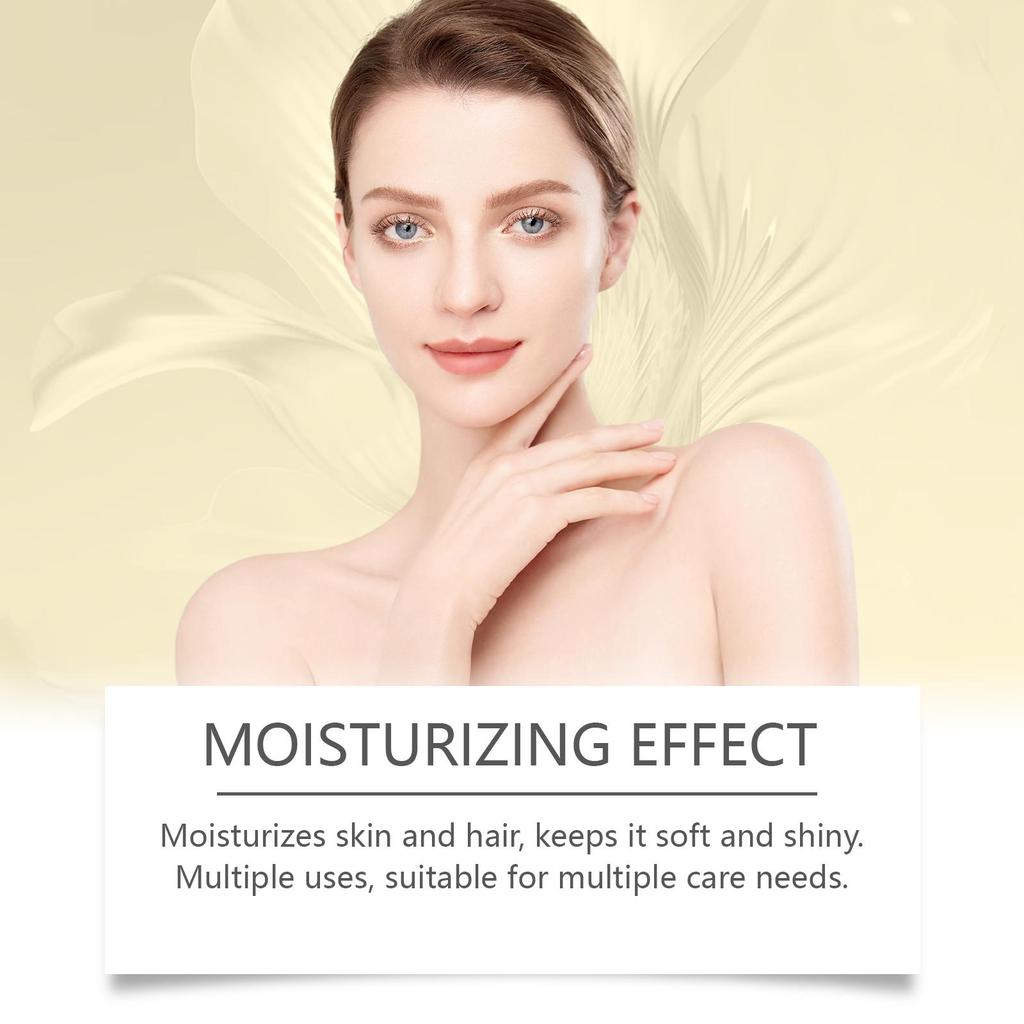 Bio-Jojobaöl Reduziert Frizz Spliss Haarbruch Nährende Wurzelglättende Hainessenz Porenverkleinernd Zarte Hautpflege Serum