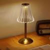 Sunset Lamp Retro Crystal Table Lamp LED Touch Sensor Postmodern Light Rechargeable Wireless Reading Lamp for Hotel Bar Decor