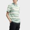 FILA X MAISON KITSUNE Original Loose Fashion Casual Striped Polo Shirt Men Polo Shirts Leaf-Green F11M529107F-GN