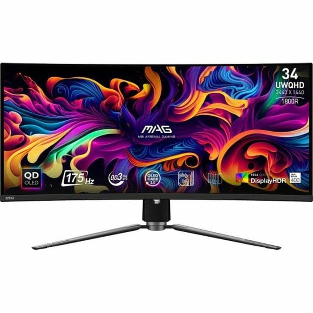 MSI MAG 341CQP QD-OLED Monitor 34" 3440x1440 Black