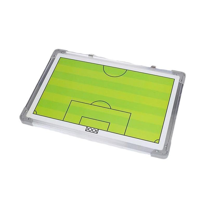 Double-Sided Magnetic Tactical Board for Football & Basketball with Pen, Eraser, and Aluminum Frame