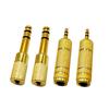 Voluty Tek Male To Female Female To Male Audio Adapter for 3.5mm 6.35mm Adapter, 1/4" 1/8" Guitar/Headphones, 4-Pack