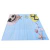 Beach Pattern Shower Curtain Waterproof Polyester Bathroom Curtain with Hooks for Home Bathroom180x200cm