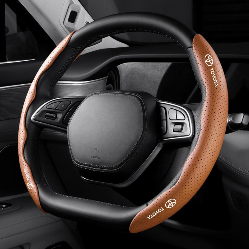 

Applicable to Toyota Land Corolla Rongfang Asian Dragon Leiling Fur Steering Wheel Cover Highlander Camry