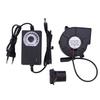 3800RPM Air Blower US/EU Plug DC 12V Barbecue Fan with Variable Speed Controller Blower Fan for Picnic Grill Wood Stove Cooking