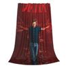 Flannel Throw Blanket Dexter Morgan Movies Warm Plush Blankets Soft Bedspread for Bed Living room Home Travel Sofa