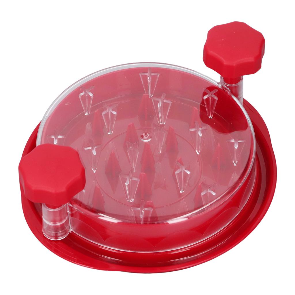 Chicken Shredder 15cm Diameter Non Slip Rubber Pad Transparent Visible Meat Vegetable Grinder
