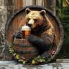 Vintage Metal Tin Sign Beer Decor Wall Art
