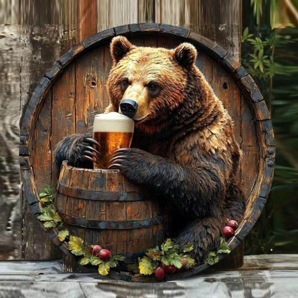 Vintage Metal Tin Sign Beer Decor Wall Art