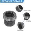 1 PZ 1/2" 3/4" 1" Filettatura Maschio Femmina Riduttore PVC Raccordo Connettore Tubo Acqua Giardino Adattatore Irrigazione Giardino Boccola Connettore