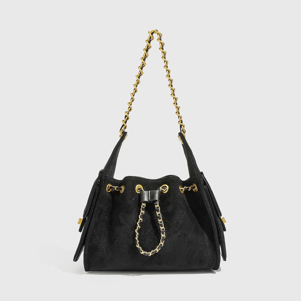 Fashion Classic Rhombus Chain Bag Niche Large Capacity Shoulder Armpit Bag Premium Messenger Tote Bag