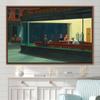 Edward Hopper Nighthawks, Impressão em Tela, Impressão de Arte de Parede, Arte Abstrata, Arte Minimalista, Presente, Decoração de Parede para Decoração de Interiores de Casa