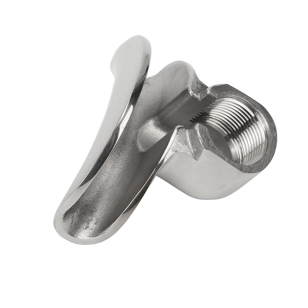 Coffee Portafilter Diverter Nozzle Stainless Steel Double Guide Diversion Nozzle for Semi Automatic