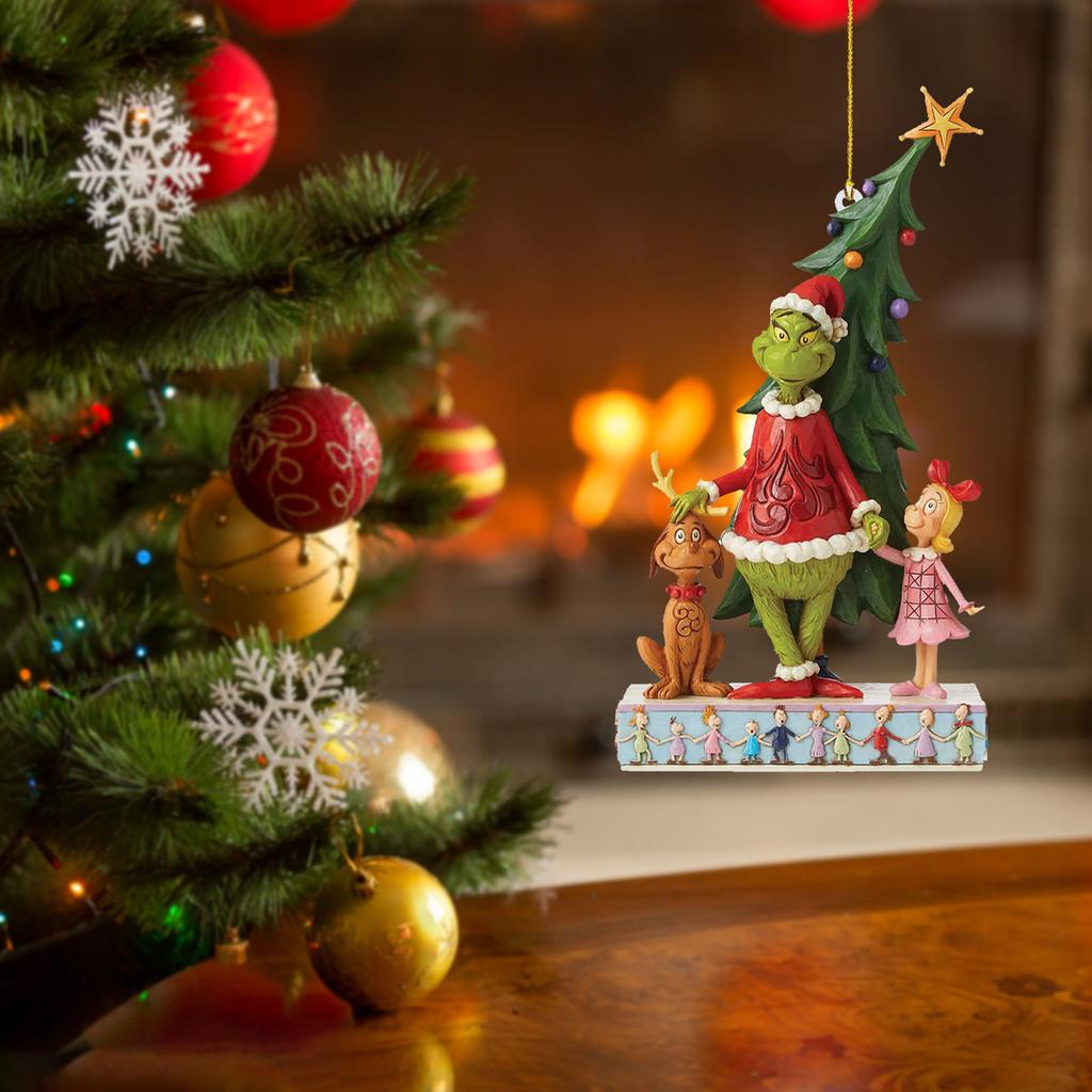 Christmas Tree Decorations - Funny Christmas Tree Ornaments - Funny Green Doll Christmas Pendant Ornaments Indoor Home Party Gifts