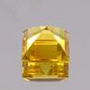Natural Ceylon Yellow Sapphire Princess Cut 17 Ct  Certifed Loose Gemstone